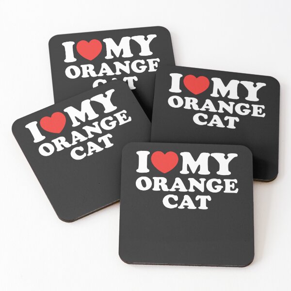 Item preview, I Love My Orange Cat designed and sold by shitpostee.
