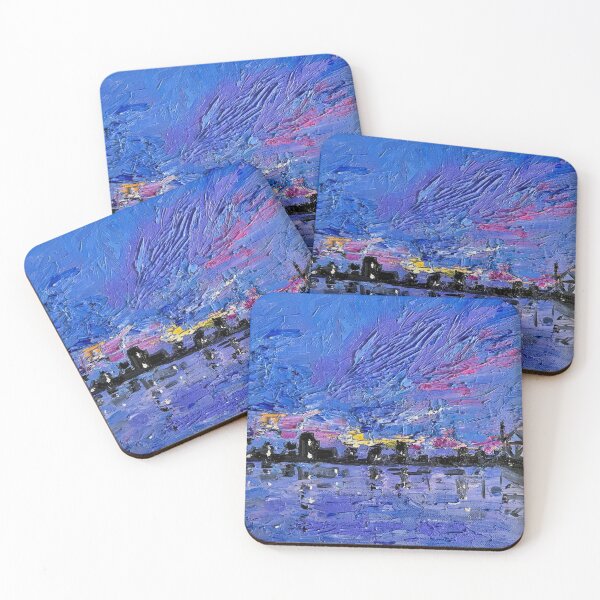 Item preview, Impasto Waves of Color designed and sold by apiolands.