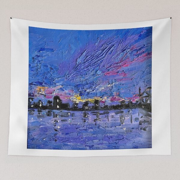 Item preview, Impasto Waves of Color designed and sold by apiolands.