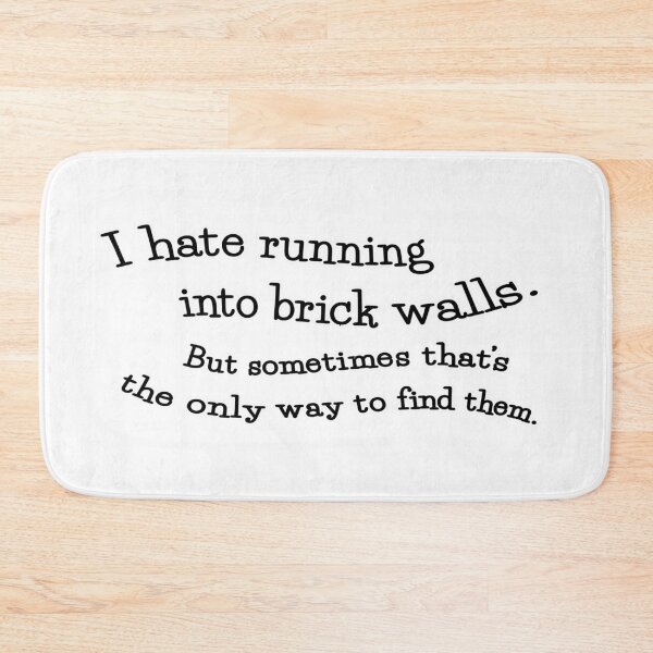 Item preview, I hate running into brick walls, but: plain background designed and sold by mntimg.