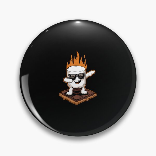 Item preview, Dabbing Marshmallow Camping Smores Kawaii S'Mores designed and sold by prabuniard.