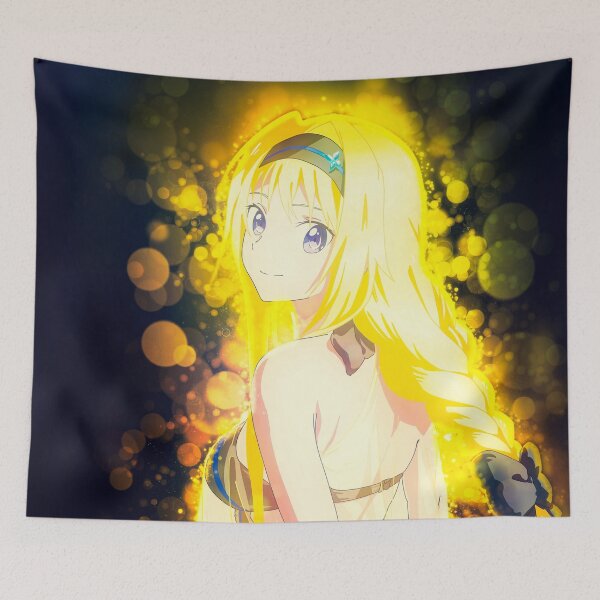 Item preview, Alice Zuberg Sword Art Online Golden Dream Fantasy Anime Girl Radiance designed and sold by thedarvills.