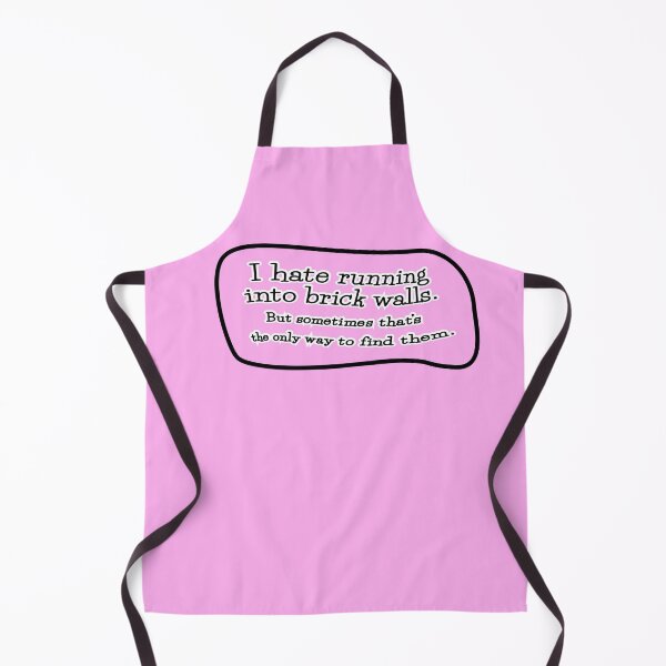 Item preview, I hate running into brick walls, but: pink background designed and sold by mntimg.