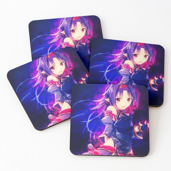 Item preview, Yuuki Sword Art Online Brave Swordswoman Crimson Energy Anime Girl Spirit designed and sold by thedarvills.