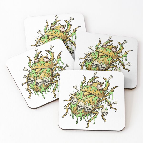 Item preview, Golden Egyptian Scarab Beetle of the Undead designed and sold by unthinkabletees.
