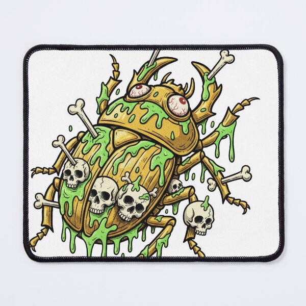 Item preview, Golden Egyptian Scarab Beetle of the Undead designed and sold by unthinkabletees.