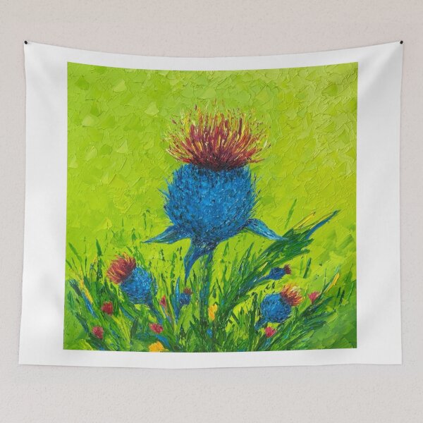 Item preview, Dreamy Pastel Impasto Blooms designed and sold by apiolands.