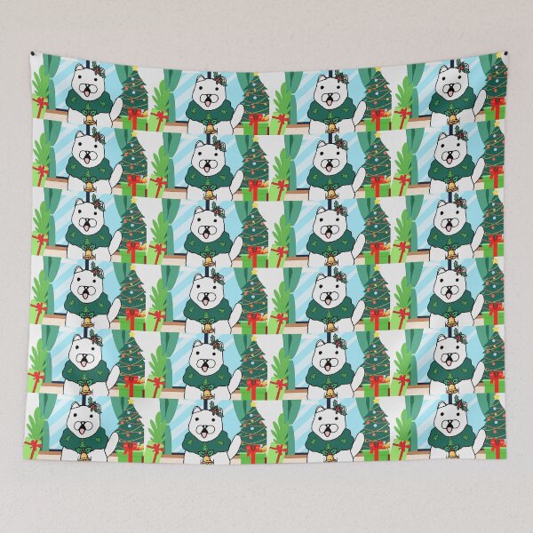 Item preview, Happy Paw-lidays designed and sold by icedragonart77.