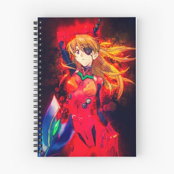 Item preview, Asuka Langley Soryu Neon Genesis Evangelion Fiery Battle Suit Warrior Anime Girl designed and sold by thedarvills.
