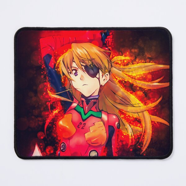 Item preview, Asuka Langley Soryu Neon Genesis Evangelion Fiery Battle Suit Warrior Anime Girl designed and sold by thedarvills.
