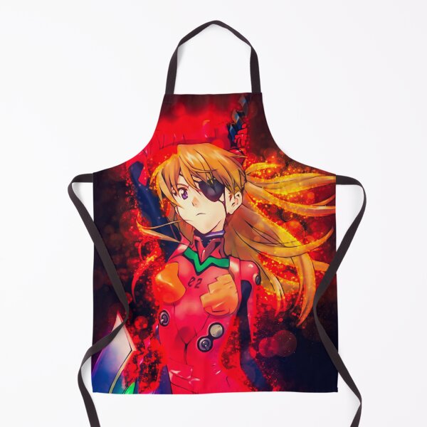 Item preview, Asuka Langley Soryu Neon Genesis Evangelion Fiery Battle Suit Warrior Anime Girl designed and sold by thedarvills.