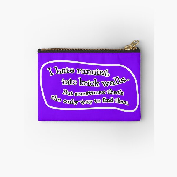 Item preview, I hate running into brick walls, but: purple background designed and sold by mntimg.