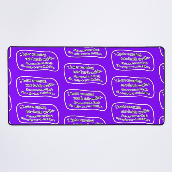 Item preview, I hate running into brick walls, but: purple background designed and sold by mntimg.