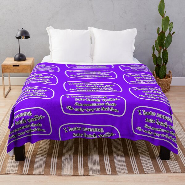 Item preview, I hate running into brick walls, but: purple background designed and sold by mntimg.