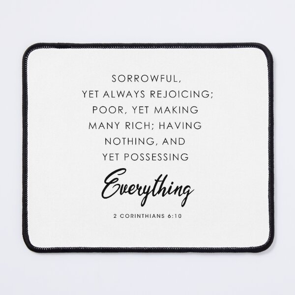 Item preview, sorrowful, yet always rejoicing; designed and sold by corbrand.