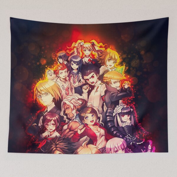 Item preview, Monokuma Danganronpa Characters Anime Ensemble Flames Of Despair designed and sold by thedarvills.