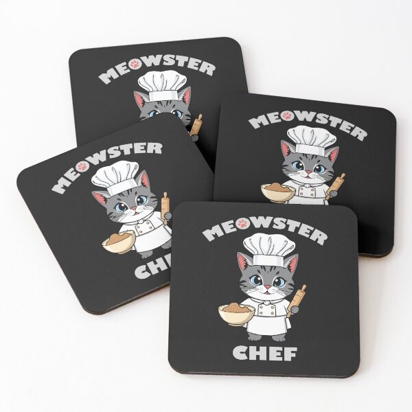 Item preview, Meowster chef fun cat cooking designed and sold by Shedronpanda.