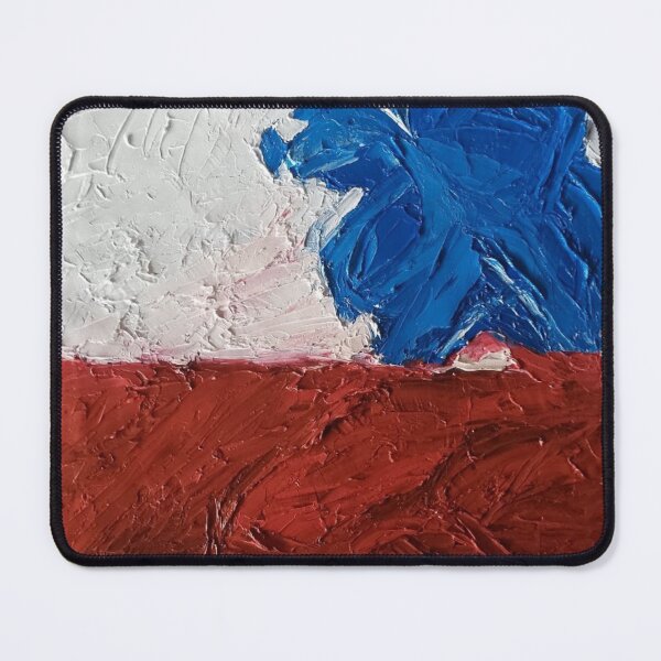 Item preview, Vivid Red Impasto Storm designed and sold by apiolands.