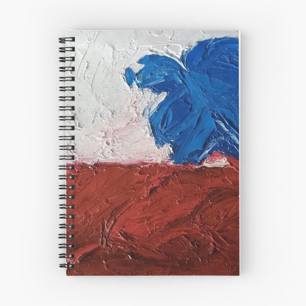 Item preview, Vivid Red Impasto Storm designed and sold by apiolands.
