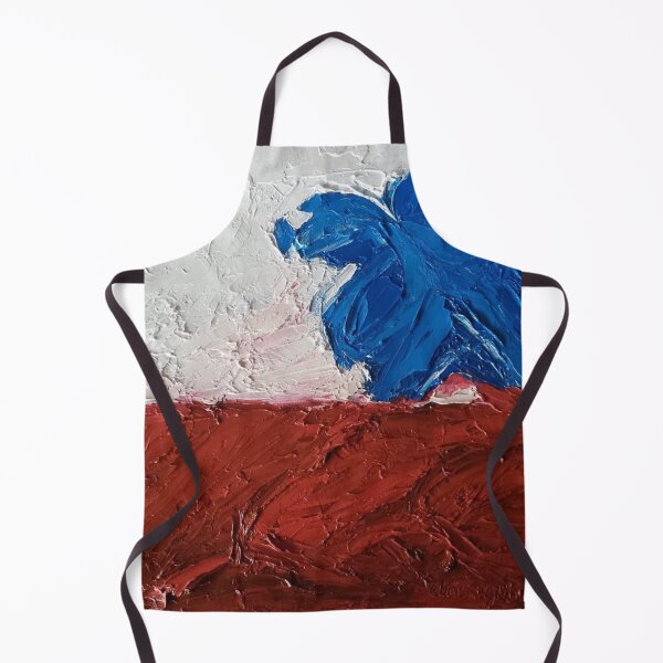 Item preview, Vivid Red Impasto Storm designed and sold by apiolands.