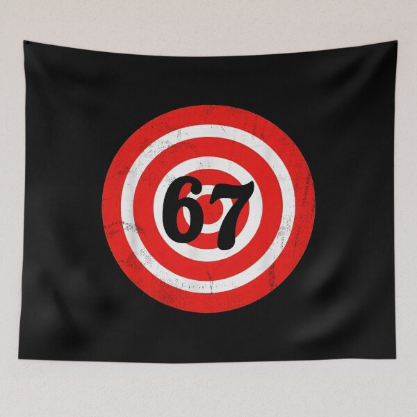 Item preview, Bold Retro Target 67 Six Seven Graphic Tee designed and sold by LashondaGreen89.
