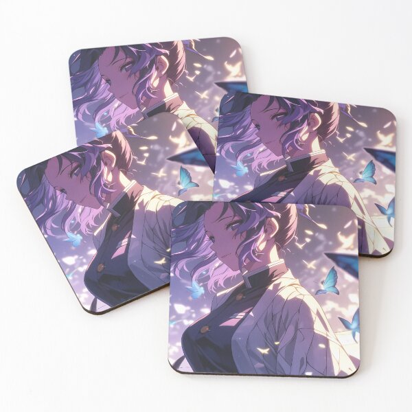 Item preview, Shinobu Kocho Demon Slayer Anime Butterfly Serenity Edge designed and sold by thedarvills.