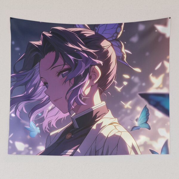 Item preview, Shinobu Kocho Demon Slayer Anime Butterfly Serenity Edge designed and sold by thedarvills.