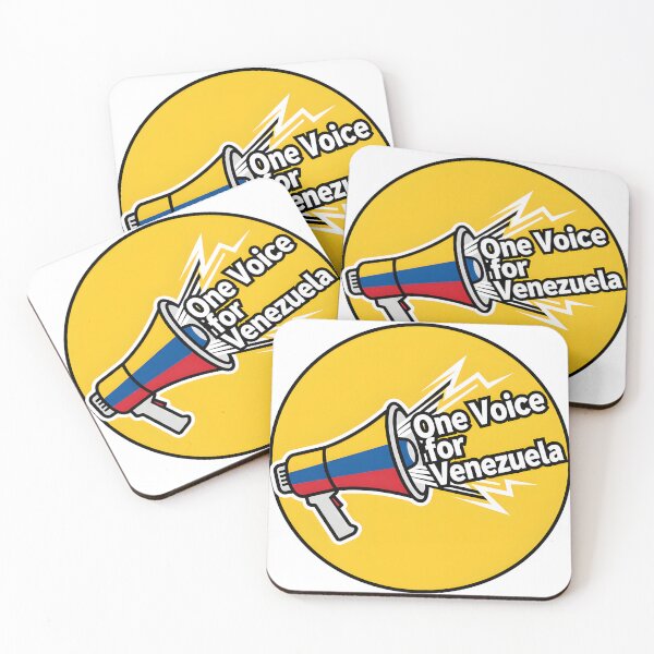 Item preview, Megaphone with Venezuelan Flag Colors on Yellow Circular Background designed and sold by homydesign.