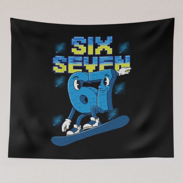 Item preview, Skater Brick Style 67 Six Seven Cartoon Tee designed and sold by LashondaGreen89.