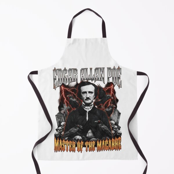 Item preview, Edgar Allan Poe Master of Macabre – Gothic Literature Ravens Skull Vintage Bootleg Tee Design designed and sold by Luminari Creations.