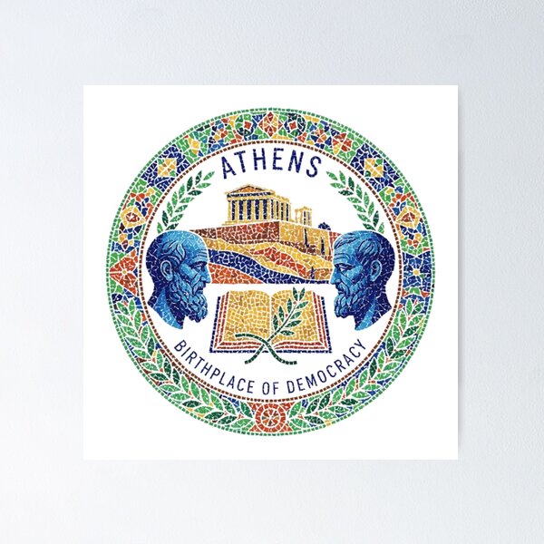 Item preview, ATHENS GREECE BIRTHPLACE OF DEMOCRACY designed and sold by likbatonboot.