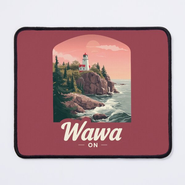 Item preview, Wawa Ontario Canada Lighthouse Wawa ON Great Lakes Coastal Northern Ontario Canadian Scenic designed and sold by meganohm.