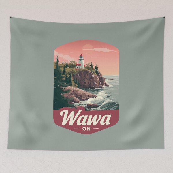 Item preview, Wawa Ontario Canada Lighthouse Wawa ON Great Lakes Coastal Northern Ontario Canadian Scenic designed and sold by meganohm.