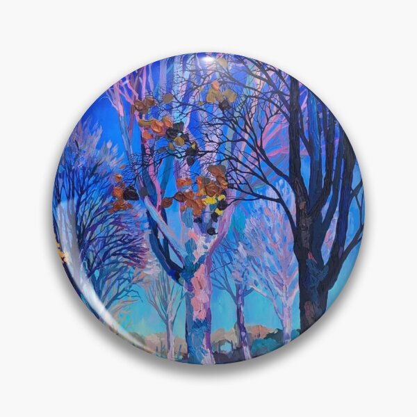 Item preview, Impasto Forest with Twisting Trees designed and sold by apiolands.