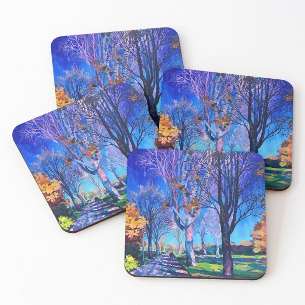 Item preview, Impasto Forest with Twisting Trees designed and sold by apiolands.