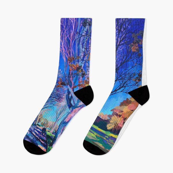 Item preview, Impasto Forest with Twisting Trees designed and sold by apiolands.
