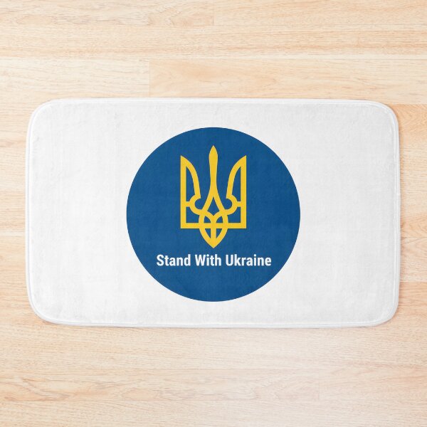 Item preview, Circular Stand With Ukraine Sticker Featuring National Emblem designed and sold by homydesign.