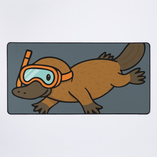 Item preview, Cute Platypus Snorkeling designed and sold by Aritxa.