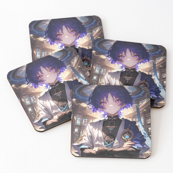 Item preview, Scaramouche Genshin Impact Anime Boy Dark Mystery designed and sold by thedarvills.