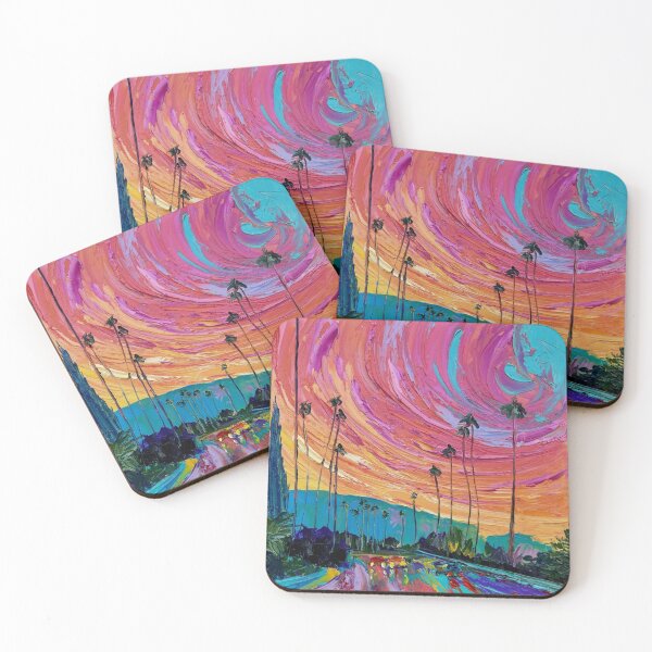 Item preview, Colorful Impasto Sky at Dusk designed and sold by apiolands.
