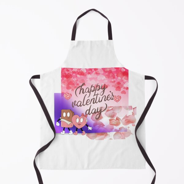 Item preview, Happy Valentine’s Day – Pink & Purple Love Squares with Hearts and Chocolate Characters designed and sold by Aura Design.