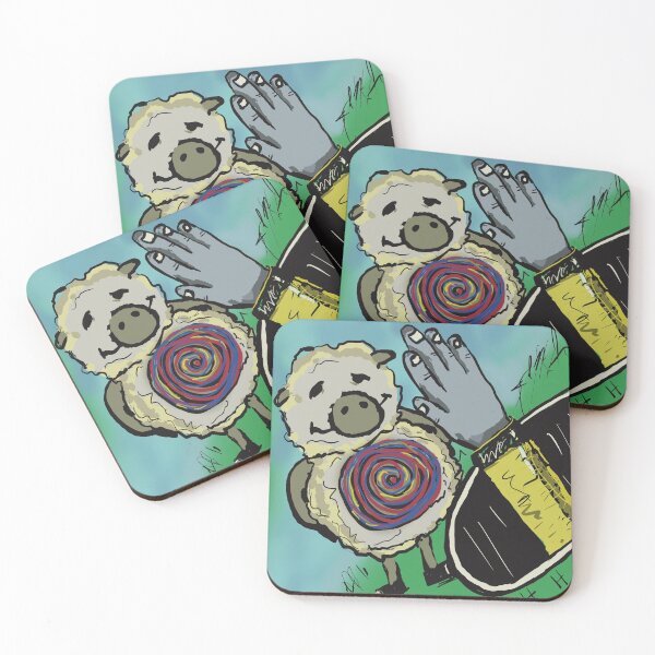 Item preview, Sheep Like to Trick Ogres. designed and sold by Rose-Wise.