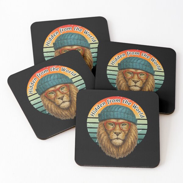 Item preview, Hidden from the World Introspective Lion Aesthetic Art designed and sold by UUniqueIImprint.