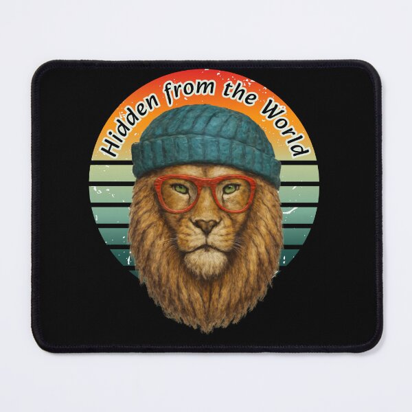 Item preview, Hidden from the World Introspective Lion Aesthetic Art designed and sold by UUniqueIImprint.