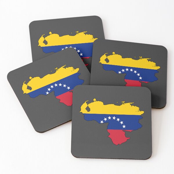 Item preview, Venezuela Flag Map Art Print | Venezuelan National Map Poster - Geographic Pride Decor, Caracas Map Art, South America Wall Decor & Venezuelan Stickers designed and sold by RevolutionToday.