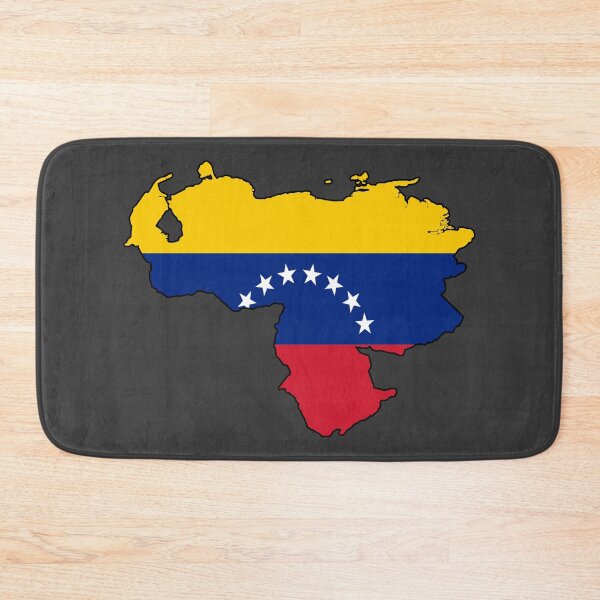 Item preview, Venezuela Flag Map Art Print | Venezuelan National Map Poster - Geographic Pride Decor, Caracas Map Art, South America Wall Decor & Venezuelan Stickers designed and sold by RevolutionToday.