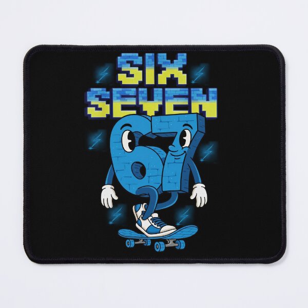 Item preview, Cartoon 67 Six Seven Skateboard Streetwear Tee designed and sold by LashondaGreen89.