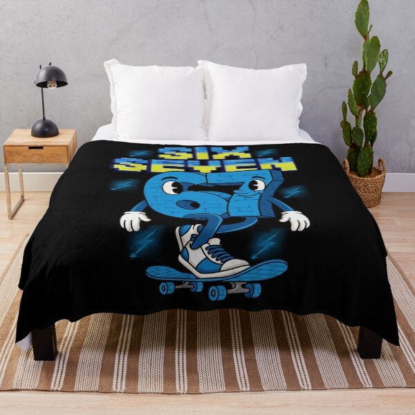 Item preview, Cartoon 67 Six Seven Skateboard Streetwear Tee designed and sold by LashondaGreen89.