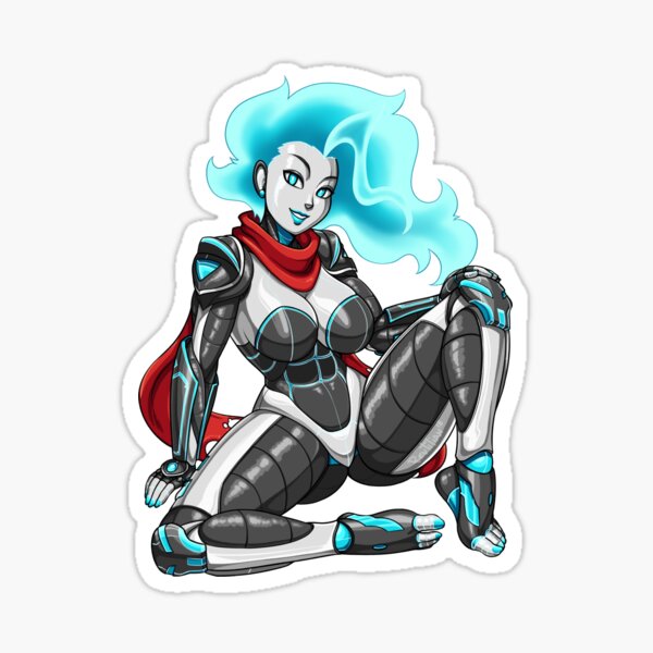 Gynoid Jazz. Sticker