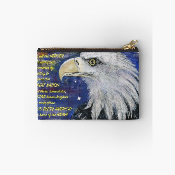 Item preview, Bald Eagle with Patriotic text designed and sold by Badave.